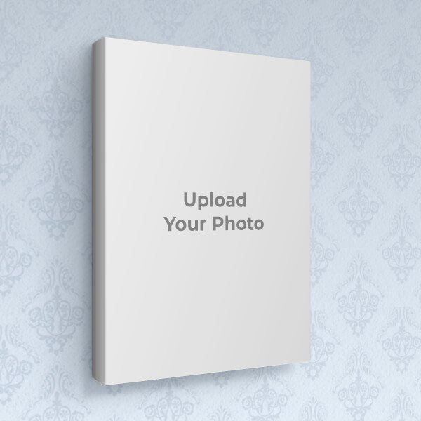 Portrait canvas with frame