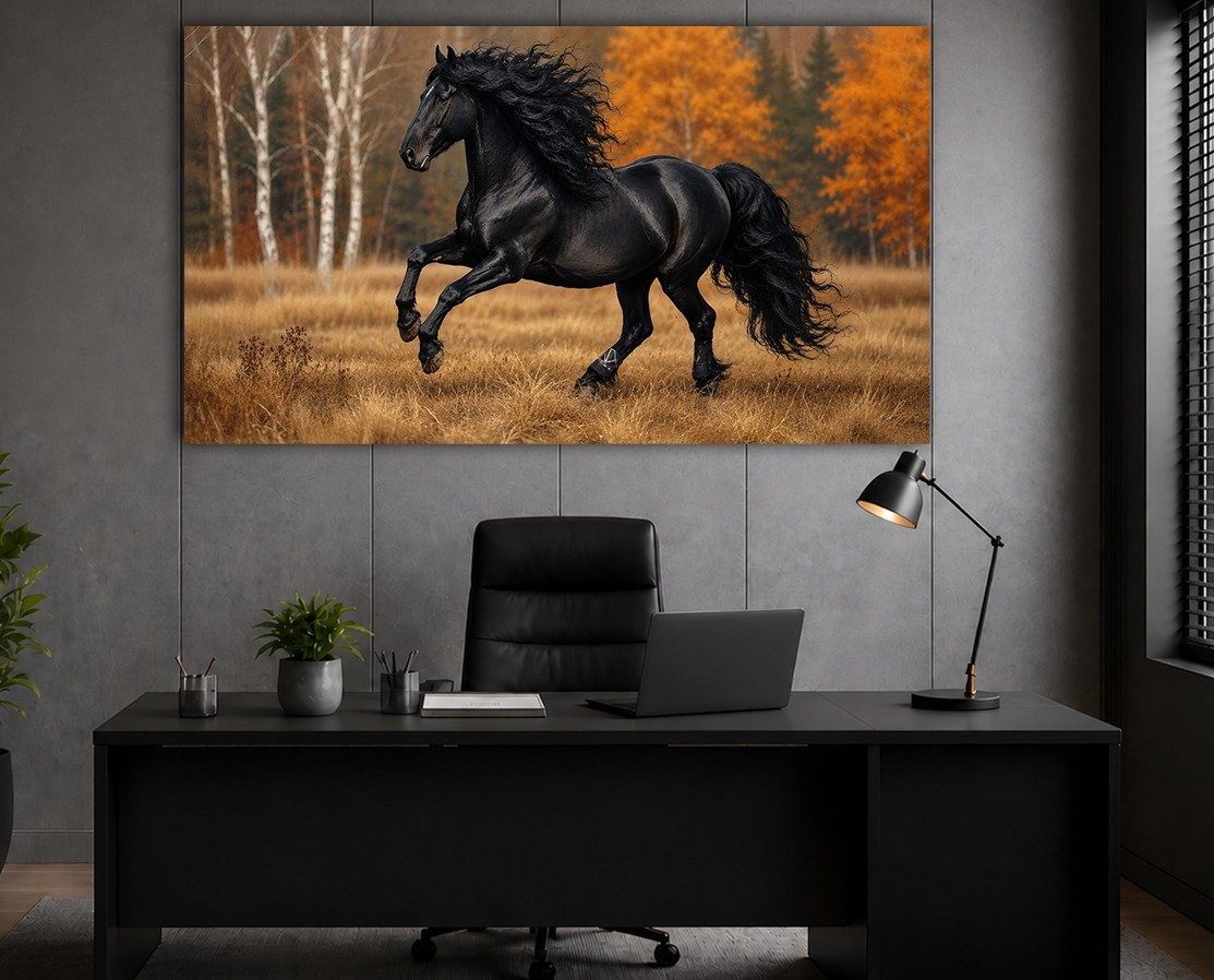 Horse Landscape canvas painting 3