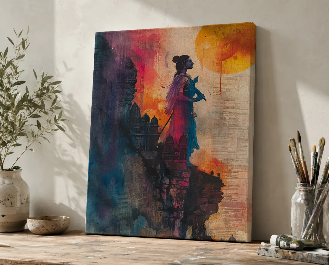 Shree Ram Canvas Photo 2